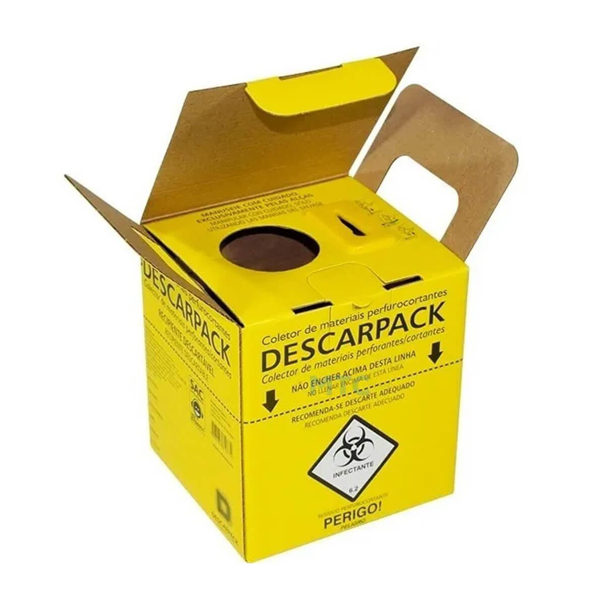 Caixa Coletora de Material Perfurocortante - Descarpack
