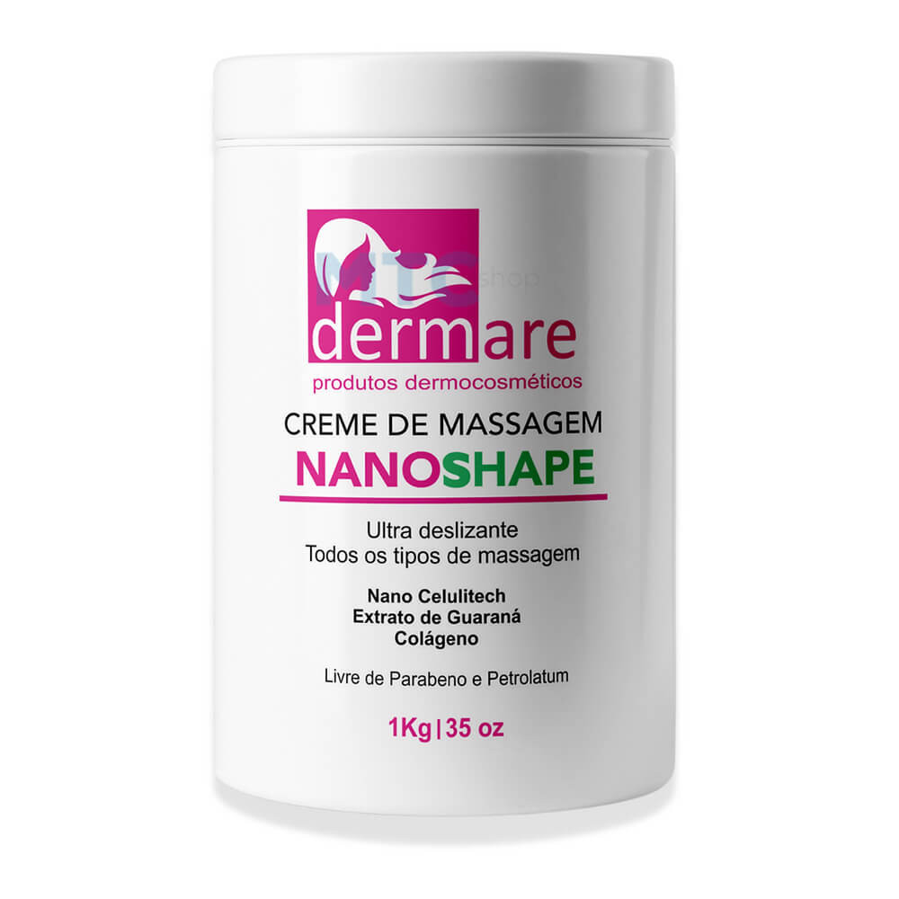 Creme de Massagem Nanoshape - 1kg - Dermare