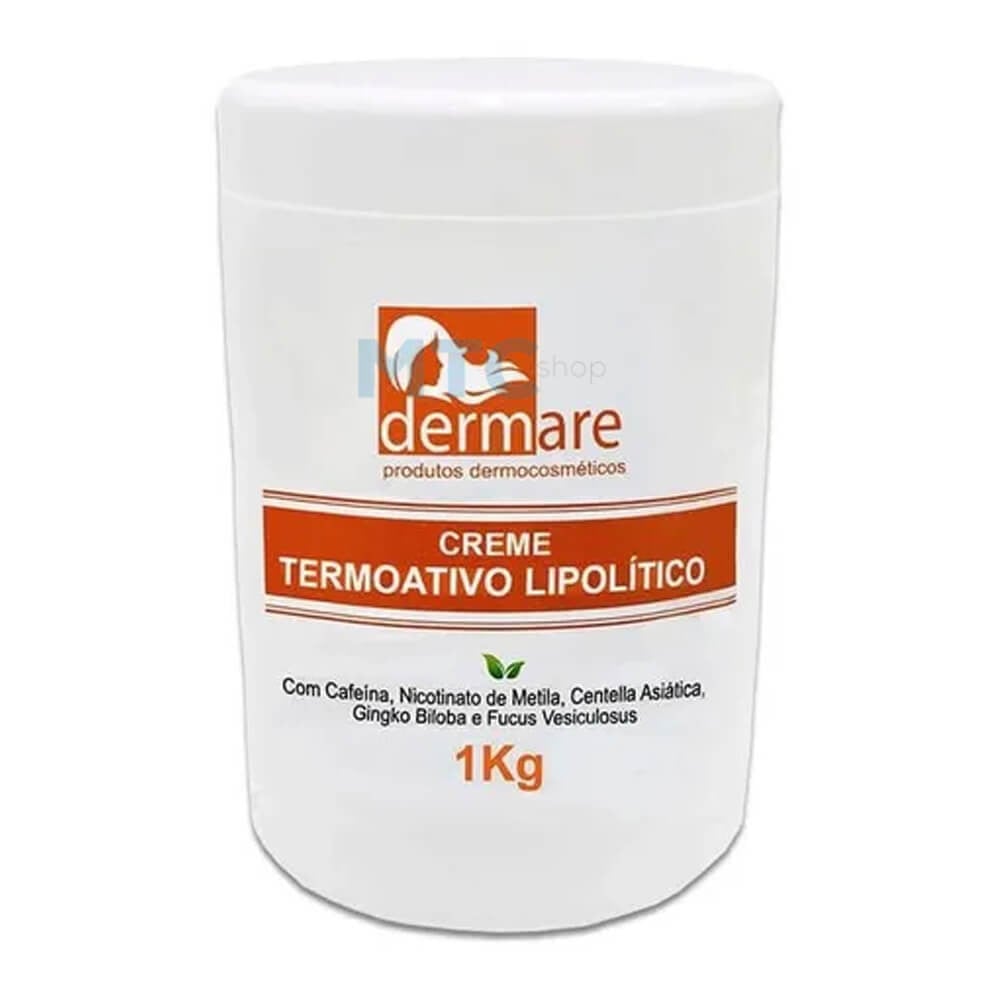 Creme Termoativo Lipolítico - 1kg - Dermare