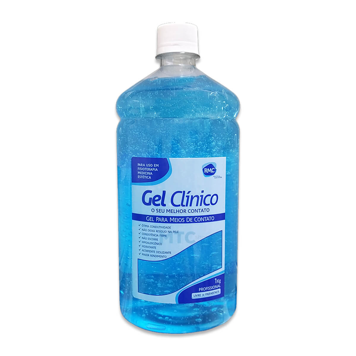 Gel Condutor Clínico - Azul Frasco 1kg - RMC