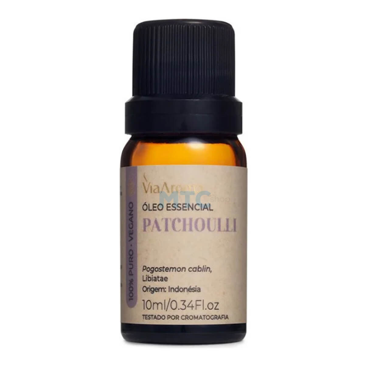 Óleo Essencial de Patchoulli - 10ml - Via Aroma