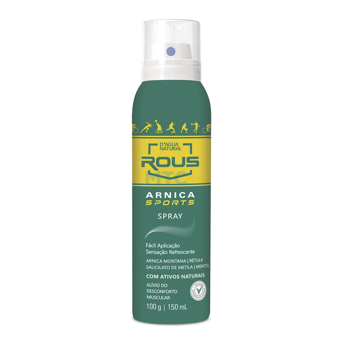 Spray Rous Arnica Sports - 100g|150ml - D'Agua Natural