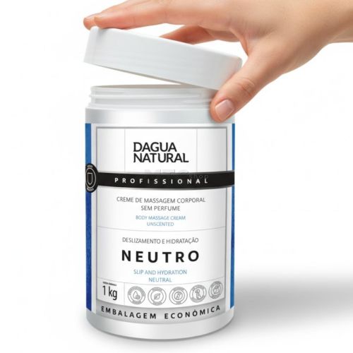 Creme de Massagem Neutro - 1kg - D'Agua Natural