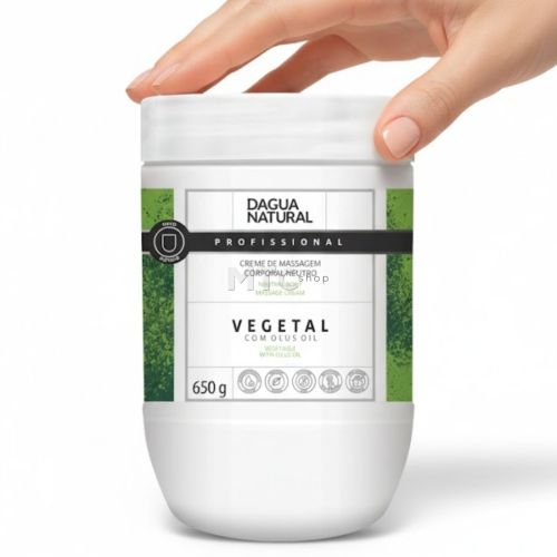 Creme de Massagem Neutro Vegetal - 650g - D'Agua Natural