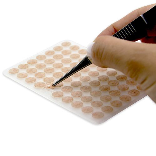 Ponto Prata Para Auriculoterapia - Caixa c/30 - ZhenMed