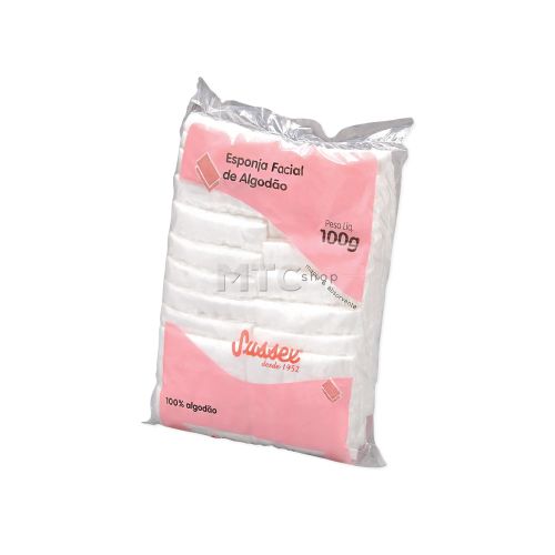 Esponja Facial em Quadradinhos - 100g - Sussex