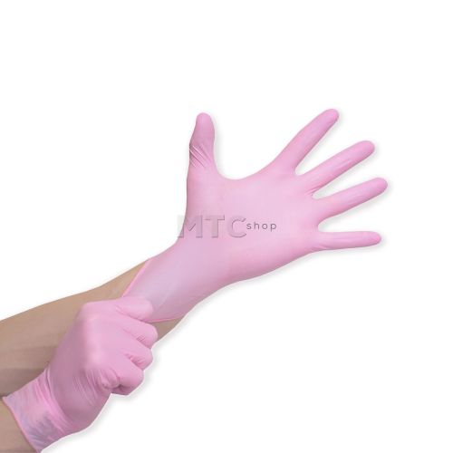 Luva Nitrílica - 100un - Pequeno Rosa - Medix