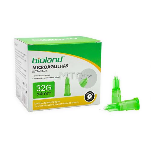 Microagulhas Ultrafinas - 32Gx4mm - Bioland