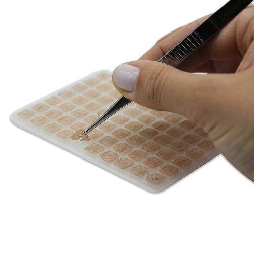 Ponto Cristal Zirconado Para Auriculoterapia - Caixa c/30 - ZhenMed