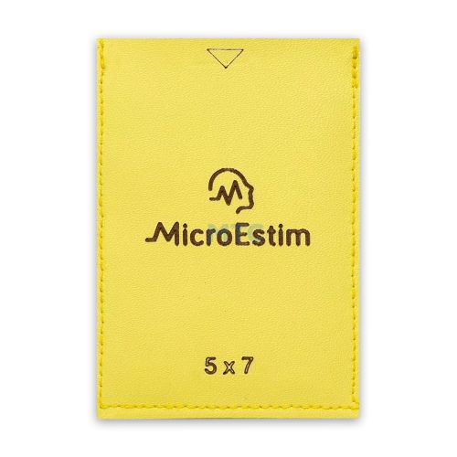 Kit de 2 eletrodos e 4 esponjas 5x7cm para Microestim