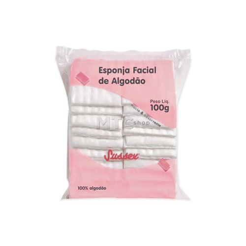 Esponja Facial em Quadradinhos - 100g - Sussex