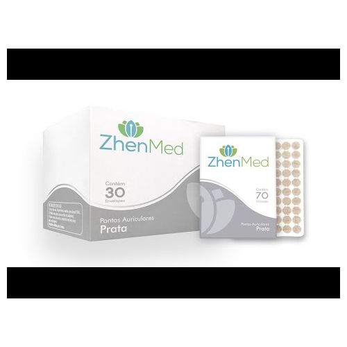 Ponto Prata Para Auriculoterapia - Caixa c/30 - ZhenMed