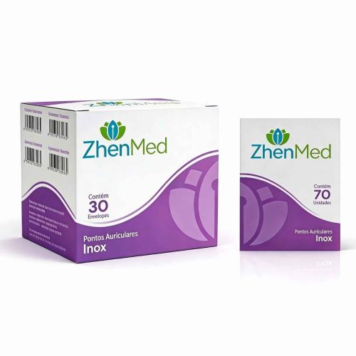 Ponto Inox Para Auriculoterapia - Caixa c/30 - ZhenMed