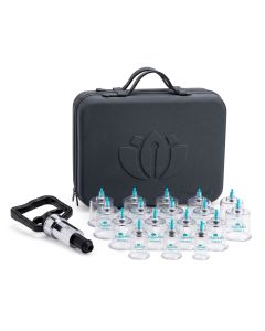 Kit Ventosa 17 Copos Maleta - ZhenMed