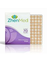 Placa Ponto Inox Para Auriculoterapia - 70un - ZhenMed
