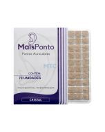Placa Ponto Cristal Para Auriculoterapia Micropore Quadrado - 70un - MaisPonto