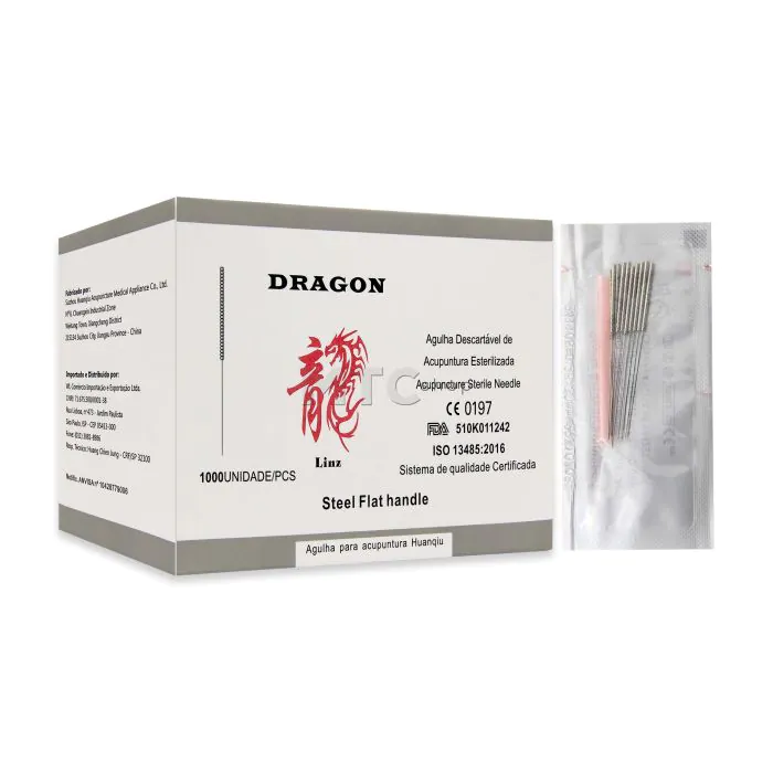Agulha De Acupuntura Sistêmica - 1000un - Linz - Plus - Dragon