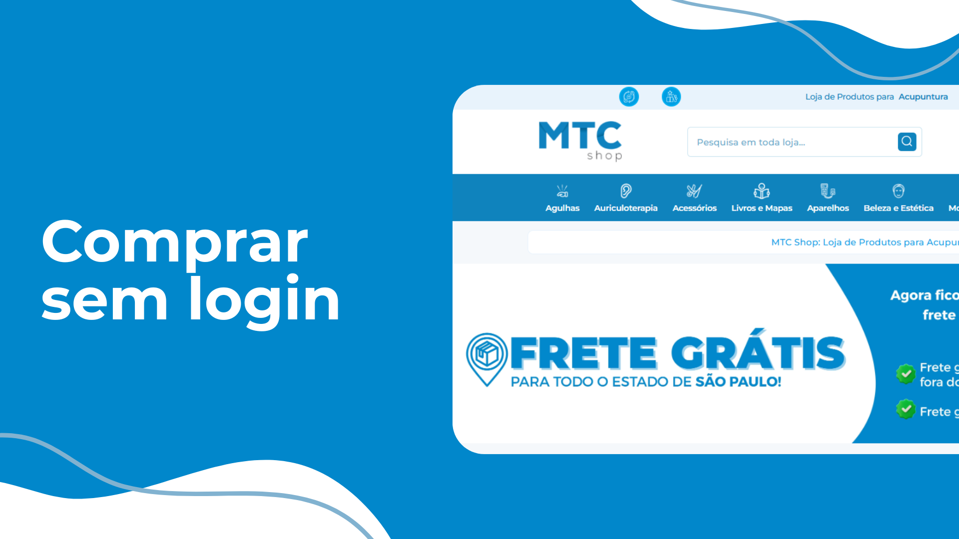 Como comprar sem criar uma conta?