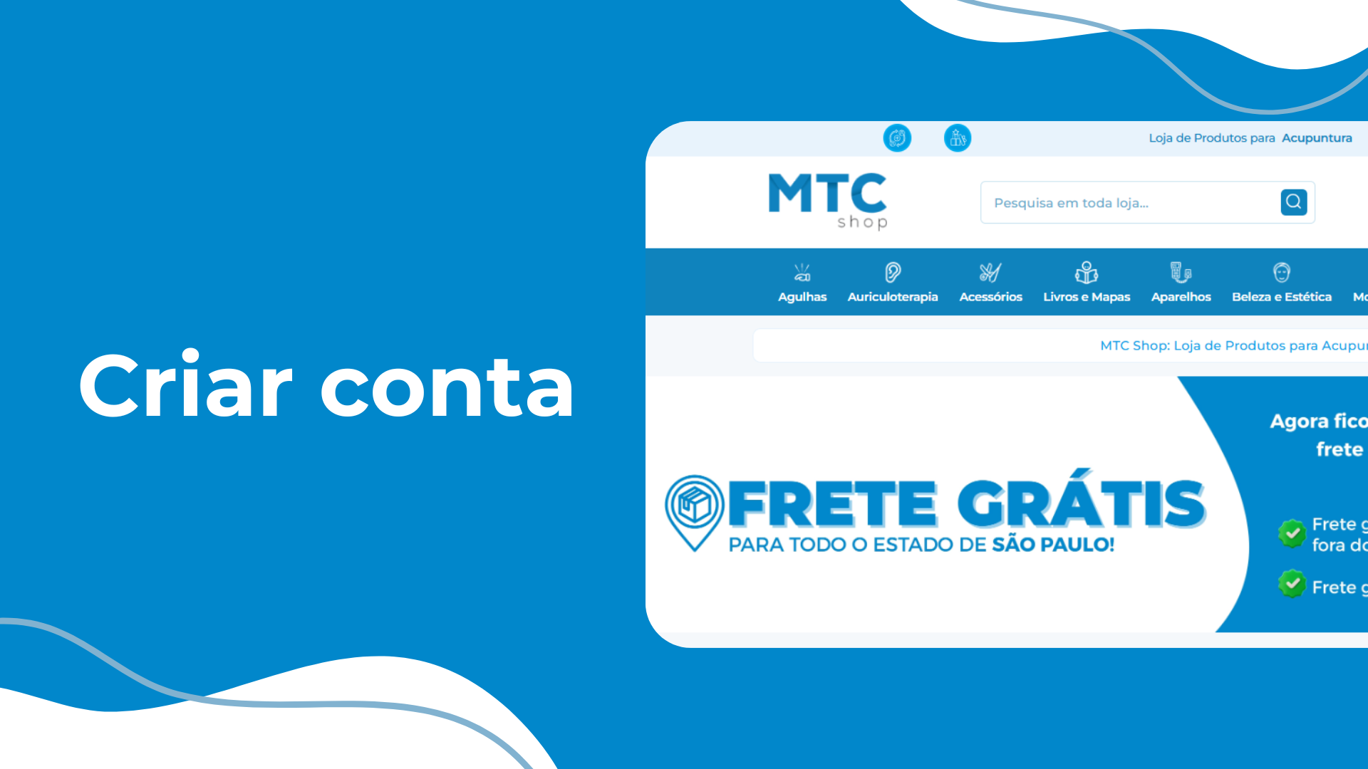 Como criar uma conta?